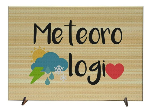 Plaquinha Decorativa Personalizada Curso Meteorologia