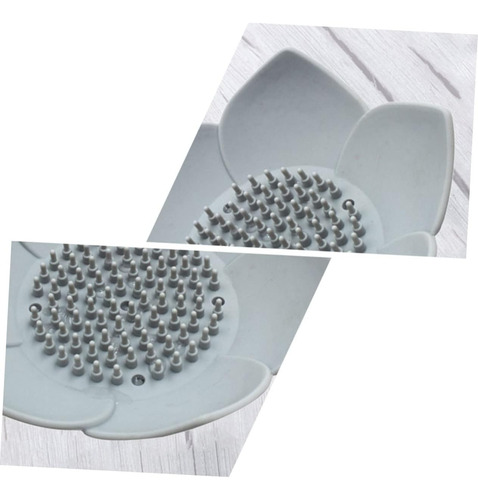 2 Unids Flor En Forma De Caja De Jabón Plato De Jabón Plato
