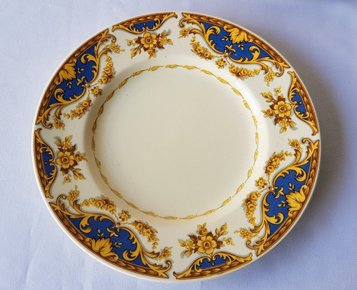 Plato De Postre Loza Inglesa Antigua Woods Ivory Ware