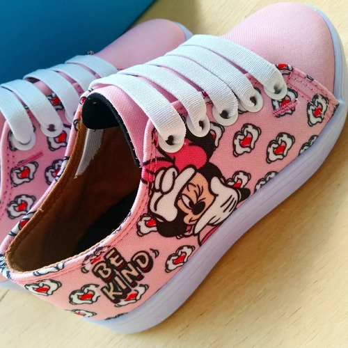 Imagem 4 de 6 de Tênis Infantil Disney Personagens Mickey Minnie Princesas