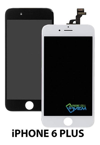 Pantalla Lcd + Táctil Mica iPhone 6 Plus Blanc Negra Chacao 