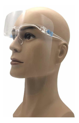 Imagen 2 de 12 de Protector Facial Careta Montura Lentes Anti Niebla Y Spray