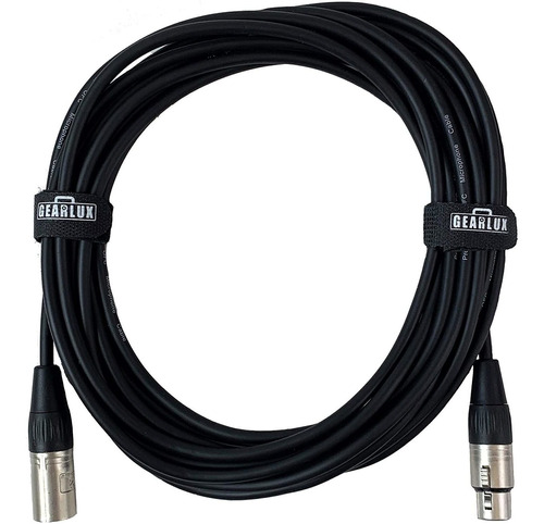 Cable De Microfono De 7,6 Metros - Negro
