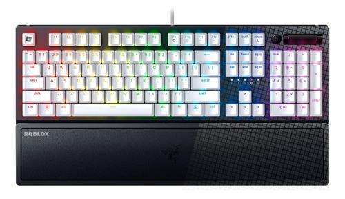 Teclado Razer Blackwidow V3 Roblox Edition Inglés Us Blanco