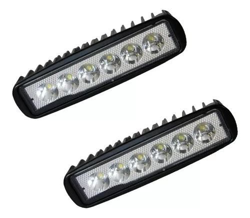 Kit X2 Faro Led 27w 9 Leds 4x4 Cuatri Moto Universal 12v