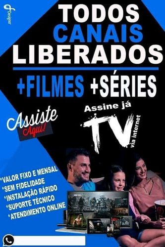Imagem 2 de 4 de Tenha Canais, Filmes E Séries Na Sua Tv Smart Ou Tv Box