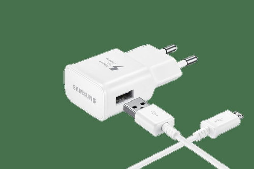 Carregador Samsung Micro Usb (v8) Branco A01 Core Sm-a013