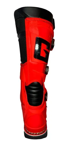 Bota Gaerne Gx1 Moto Cross Trilha Vermelha preto Parcelamento
