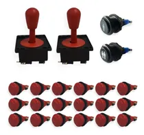 Comprar 20 Botões Arcade Nylon Cu002F Micros + 2 Comandos Completos