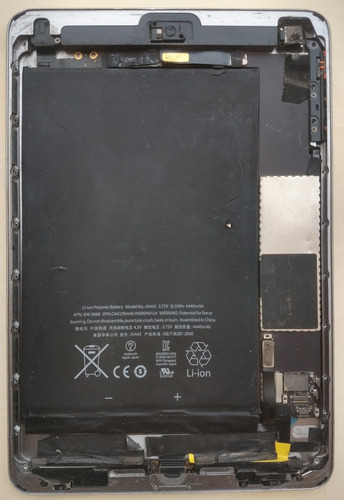 Carcasa Batería Lógica Cámaras Flex Carga iPad 3 Mini A1432 