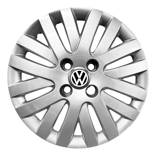 Juego X4 Tazas 14 Pulgadas Vw Gol Trend 2008 2011 Con Logo