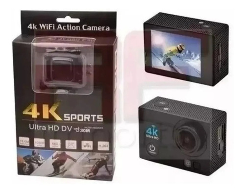 Câmera Filmadora Estilo Gopro Sports 4k Moto Bike Mergulho