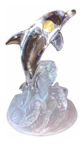Delfín Cristal Darques   15x11 Cms. Hecho En Francia