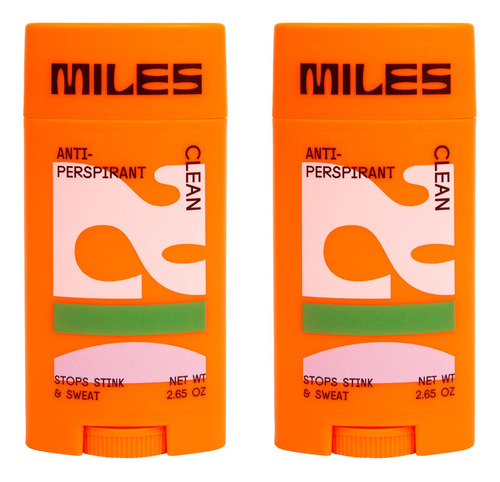 Miles - Antitranspirante Para Adolescentes, Adolescentes Y N