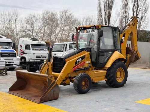 Caterpillar 416e Retro Excavadora 2009 No Pala, Nqnmaq