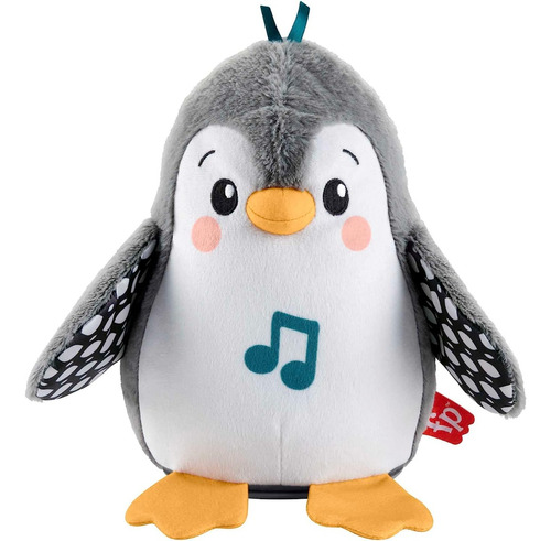 Imagen 1 de 6 de Peluche Pinguino Fisher Price Musical Mattel Hnc10 Bestoys