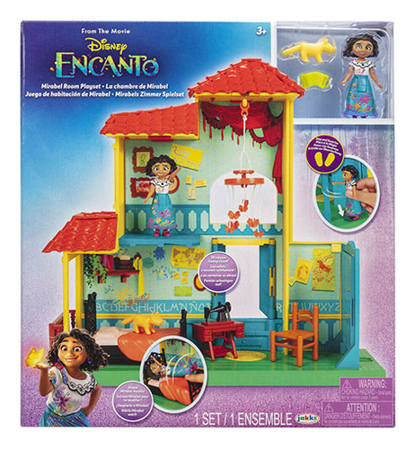 Set Juego Juguete Casa Mirabel Encanto Niñas Cuarto 