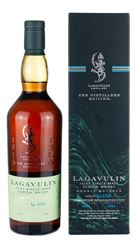 Whisky Lagavulin The Distillers Edition Origen Escocia.