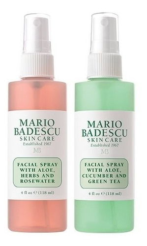 Mario Badescu Duo Te Verde Y Agua Rosas Spray Facial Tonico