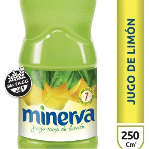 Imagen 2 de 6 de Jugo De Limon Minerva Sin Tacc Libre De Gluten