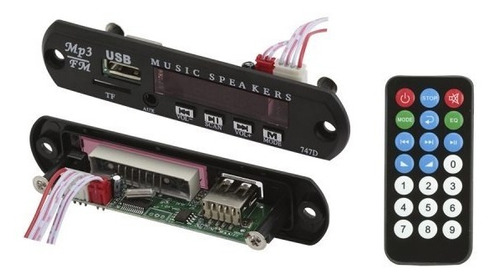 Placa Mp3 Usb - Sem Bluetooth