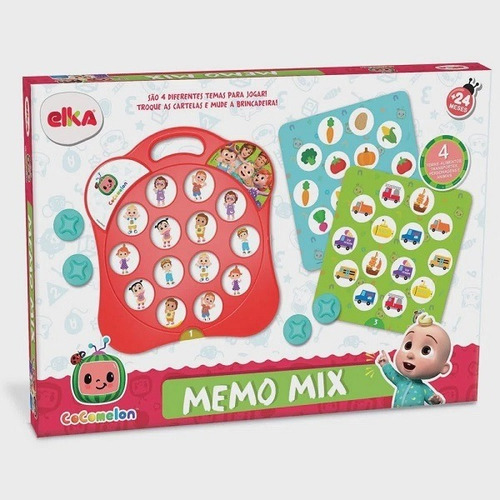 Jogo Memo Mix Cocomelon Elka