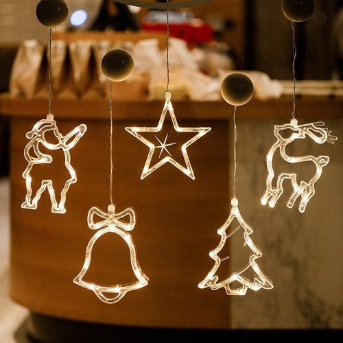 Luces De Decoración De Árbol De Navidad De Ventana 2023