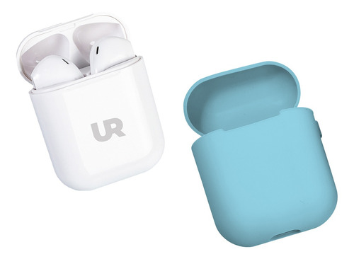 Audífonos Inalámbricos Urbanpods True Wireless Funda Celeste