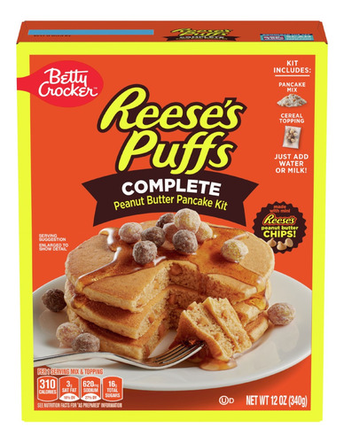 Betty Crocker Reese's Puffs Complete Pancake Mix 340 Gr