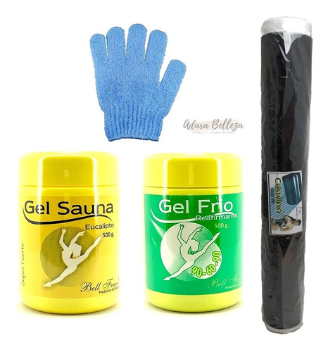 Kit Gel Sauna Faja Osmótica + Gel Frio - g a $90