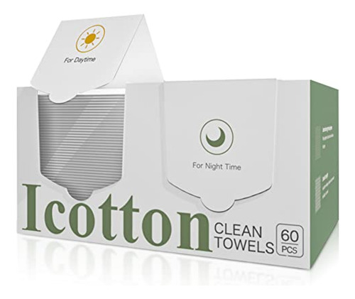 Paños Para Limpieza Facial De Algodon Icotton Clean Face Tow