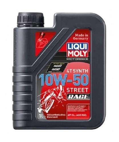 Aceite Moto Liqui Moly 10w50 4t Street Race Sintetico