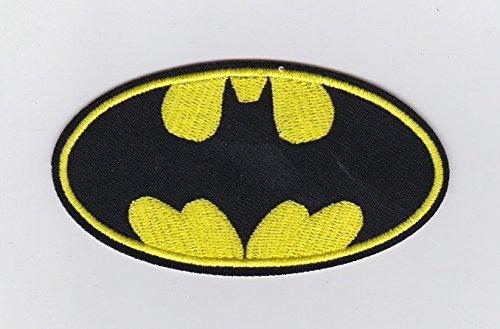 1 X Batman Logo Bordó El Hierro En - Cosa En Remiendo.