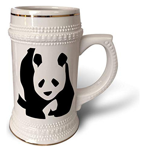 3drose Panda Bear - Animales - Arte Lindo - Taza Stein, 18 O