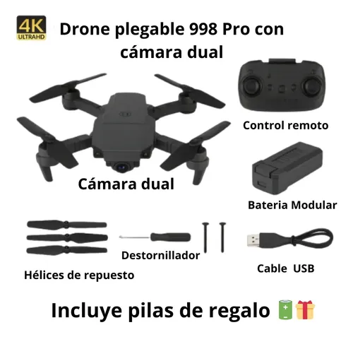 Cámara Pro Drone 4k Hd, Plegable, Altura Fija, Control Remot | Cuotas Cámara Pro Drone 4k Hd, Plegable, Altura Fija, Control Remot | Cuotas