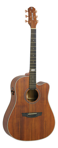 Violão Elétrico Strinberg Sd300c Folk Koa Satin Com Bag