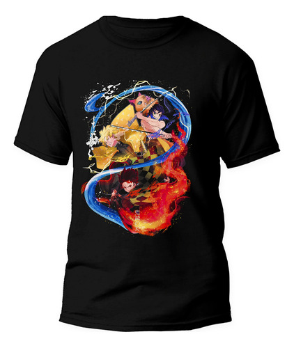 Playera Tanjiro Kamado Hinokami Kagura Kimetsu No Yaiba