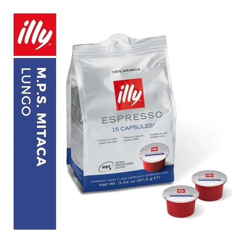 Capsulas Cafe Illy Mitaca Blend Clasico X15 U