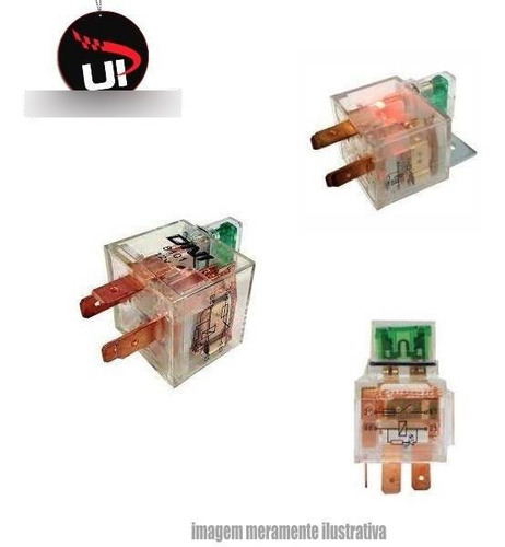 Rele Auxiliar 40a Luminoso 4 Pinos