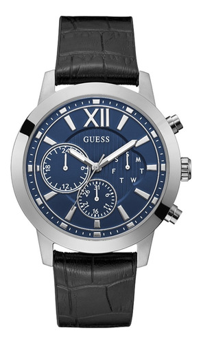 Reloj Para Hombre Guess Mercury Color Negro Gw0219g1