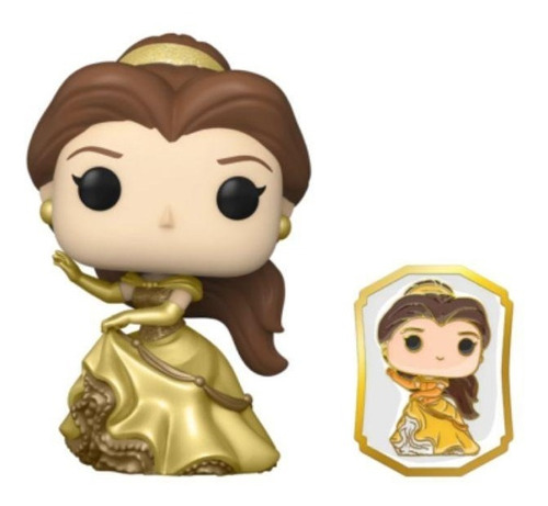 Funko Pop! Princess - Belle (w/ Pin) #221