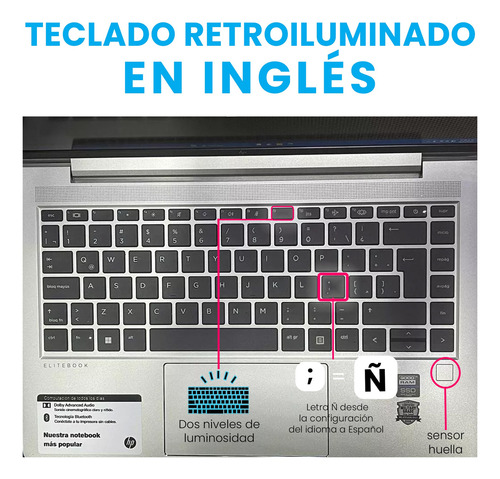 Laptop Hp Elitebook Core I7 12th 16gb Ram 256gb Ssd + Mouse (Reacondicionado)