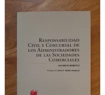 Comprar Responsabilidad Civil Y Comercial Adm Sociedades Comerciales