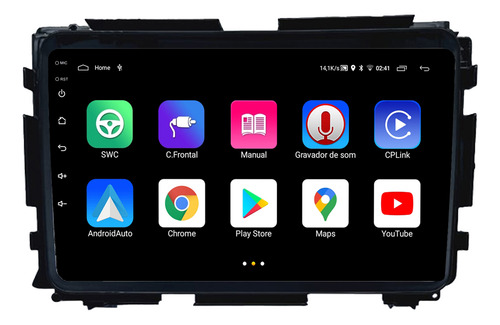 Central Multimidia Hrv 16/22 9p Android 13 Carplay 2gb 64gb