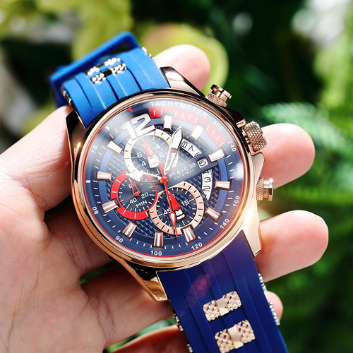 Reloj Deportivo Multifuncional Feice Con Correa De Silicona