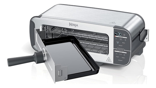 Ninja® Foodi Tostador Plegable 2 En 1 - St101 Color Plateado