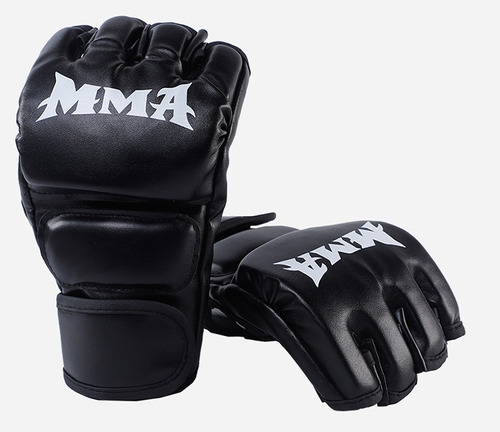 Guantes Artes De Medio Dedo Marciales Muay Thai Box Boxeo