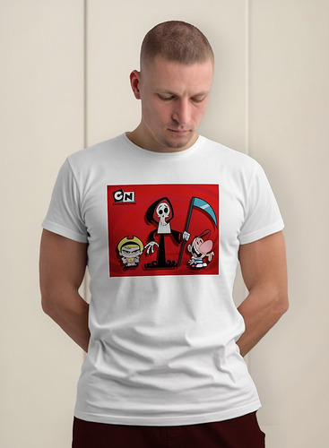 Playera Wm Billy Y Mandy Puro Huesos P4