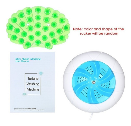 Lavandería Turbina Ultrasónica Lavadora 1 Kg Portátil