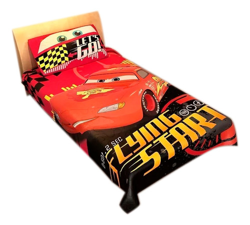 Cubrelecho + Funda Almohada Spiderman Cars Mickey Disney